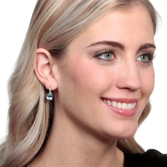 Moonrocy women’s blue earrings - Picture 2 of 8